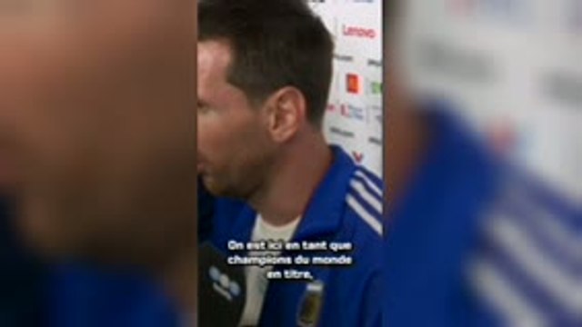 Argentine - Messi après la qualification : C'est une folie