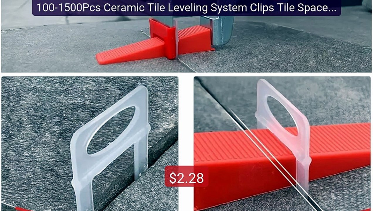 100-1500Pcs Ceramic Tile Leveling System Clips Tile Spacers Laying ... -- Top Rated 2026 | Buy Now!