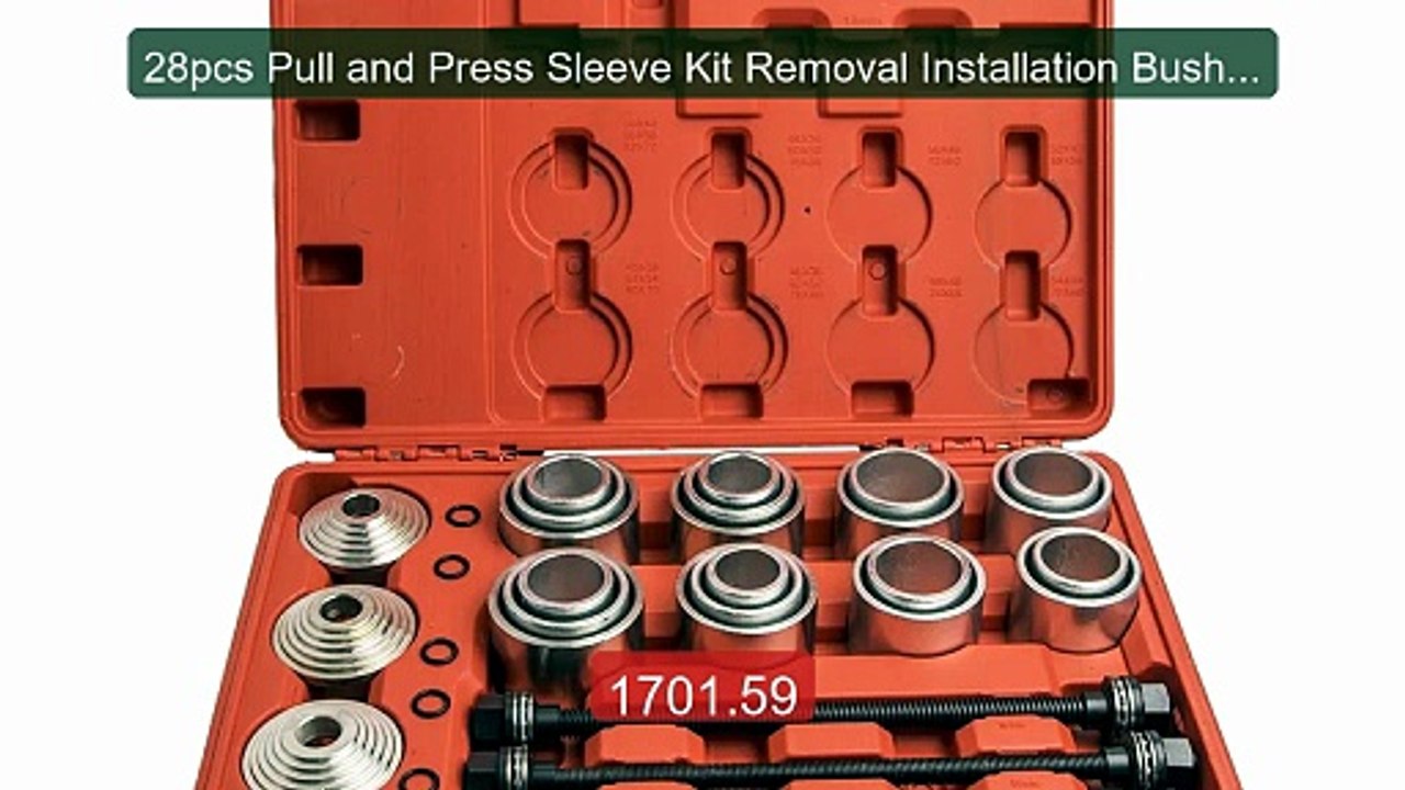 28pcs Pull and Press Sleeve Kit Removal Installation Bushes Bearin... -- Best Deal 2026 | Shop Now!