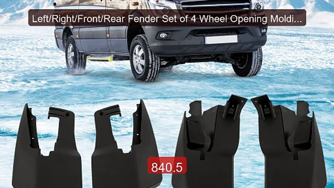 Left/Right/Front/Rear Fender Set of 4 Wheel Opening Molding F... -- Amazing Value 2026 | Must Have!