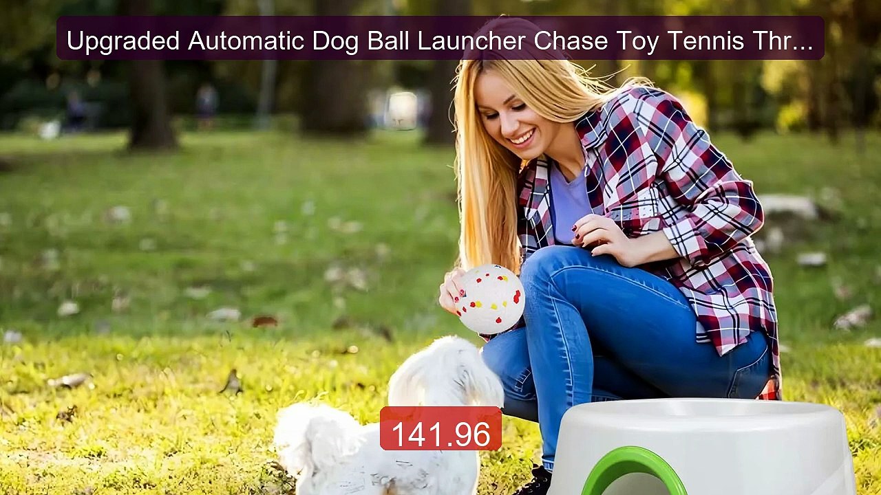 Upgraded Automatic Dog Ball Launcher Chase Toy Tennis Throwing Pin... -- Best Deal 2026 | Shop Now!