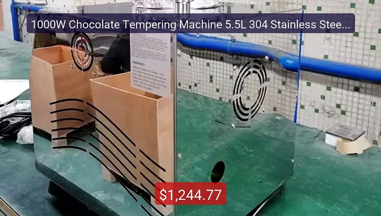 1000W Chocolate Tempering Machine 5.5L 304 Stainless Steel Fully Au... -- Top Rated 2026 | Buy Now!