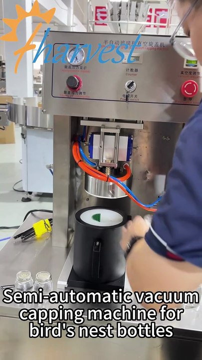 We need a semi-auto vacuum capper for glass jars – with good vacuum hold and easy operation for small-batch runs?