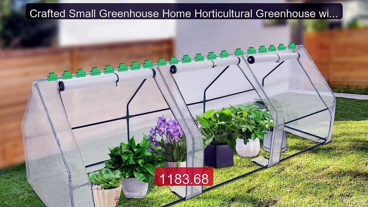 Crafted Small Greenhouse Home Horticultural Greenhouse with Roll-Up... -- Top Rated 2026 | Buy Now!