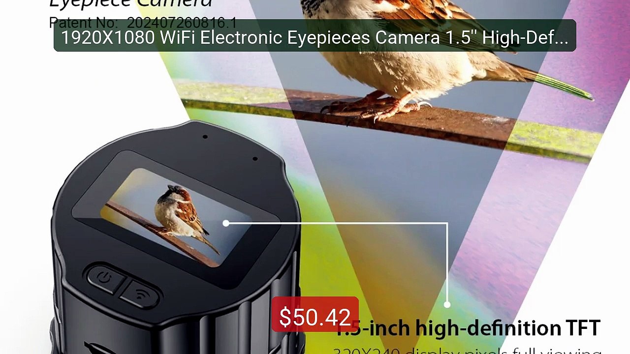 1920X1080 WiFi Electronic Eyepieces Camera 1.5'' High-Definition Sc... -- Top Rated 2026 | Buy Now!