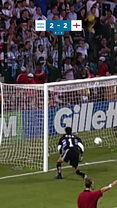 Argentine-Angleterre 1998  une séance de tirs au but légendaire
