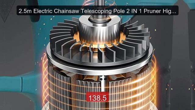 2.5m Electric Chainsaw Telescoping Pole 2 IN 1 Pruner High ... Top Pick 2026 | Unbeatable Price!
