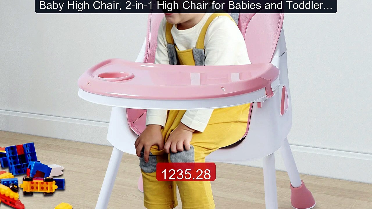 Baby High Chair, 2-in-1 High Chair for Babies and Toddlers with Foo... -- Top Rated 2026 | Buy Now!