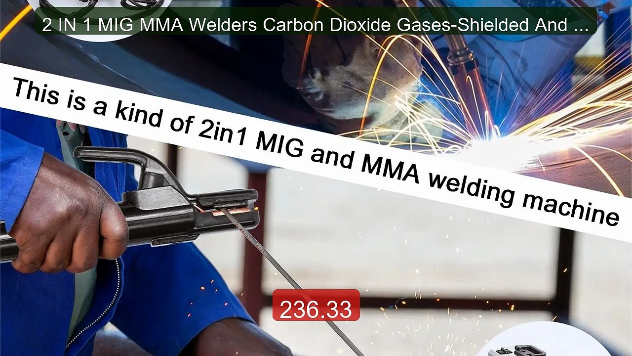 2 IN 1 MIG MMA Welders Carbon Dioxide Gases-Shielded And Manu... -- Amazing Value 2026 | Must Have!