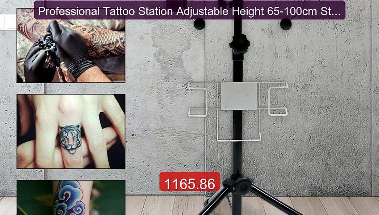 Professional Tattoo Station Adjustable Height 65-100cm Stee... -- Top Pick 2026 | Unbeatable Price!