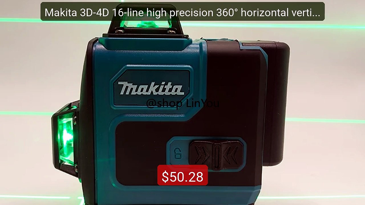 Makita 3D-4D 16-line high precision 360° horizontal vertical g... -- Hot Deal 2026 | Limited Offer!