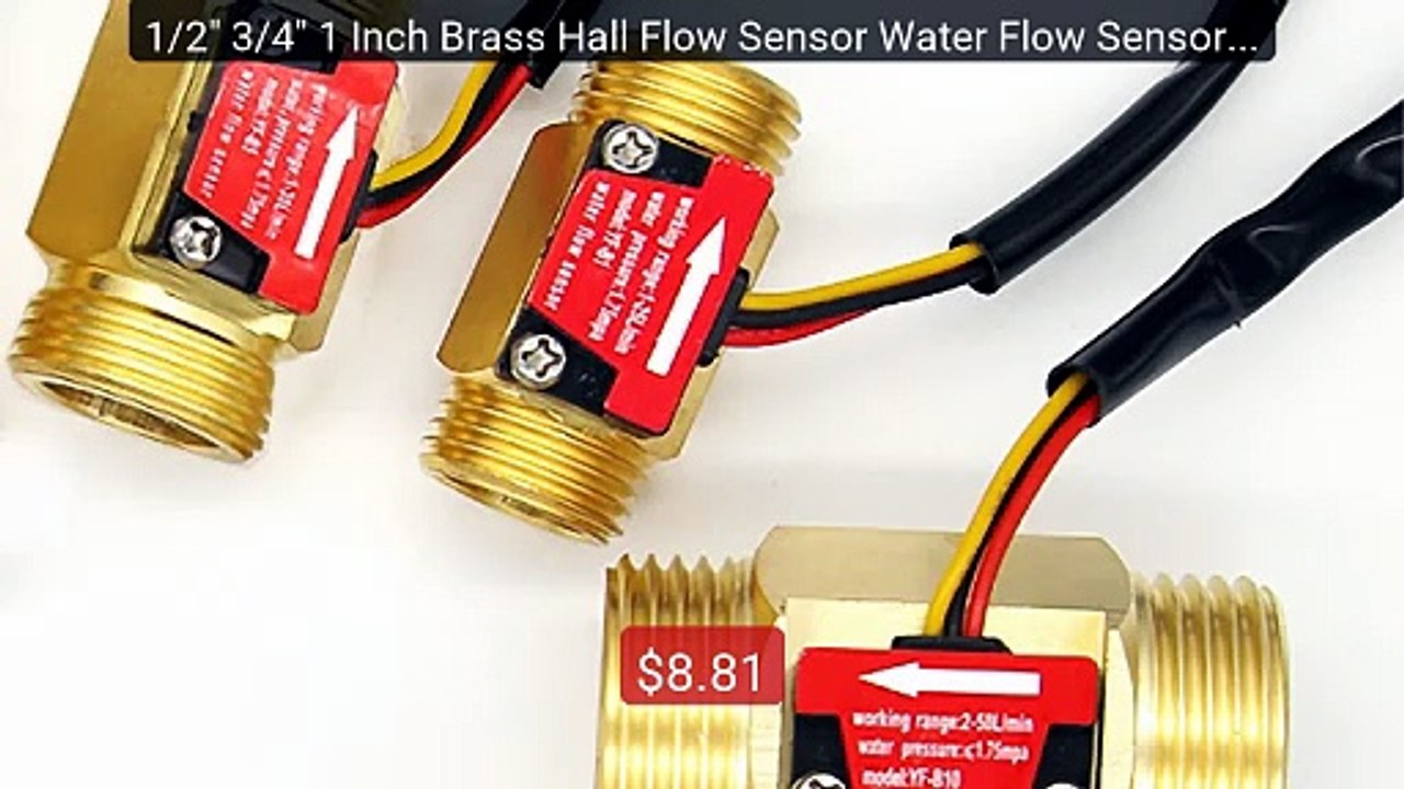 1/2" 3/4" 1 Inch Brass Hall Flow Sensor Water Flow Sensor Flow... -- Hot Deal 2026 | Limited Offer!