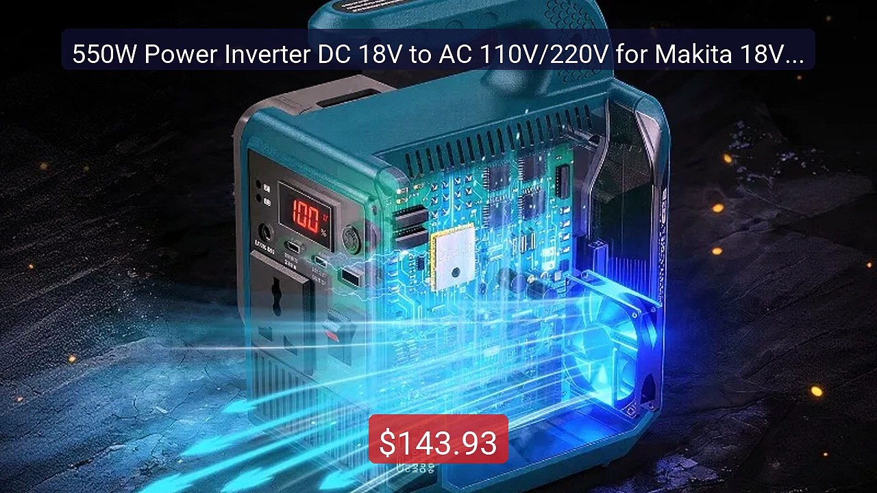 550W Power Inverter DC 18V to AC 110V/220V for Makita 18V Battery ... -- Best Deal 2026 | Shop Now!