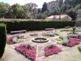 Jardin fleurs et fontaine Nice