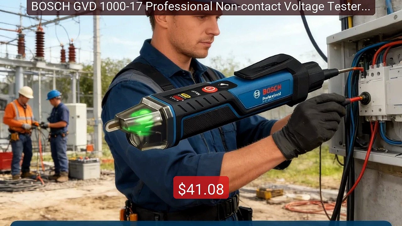 BOSCH GVD 1000-17 Professional Non-contact Voltage Tester Self-test... -- Top Rated 2026 | Buy Now!