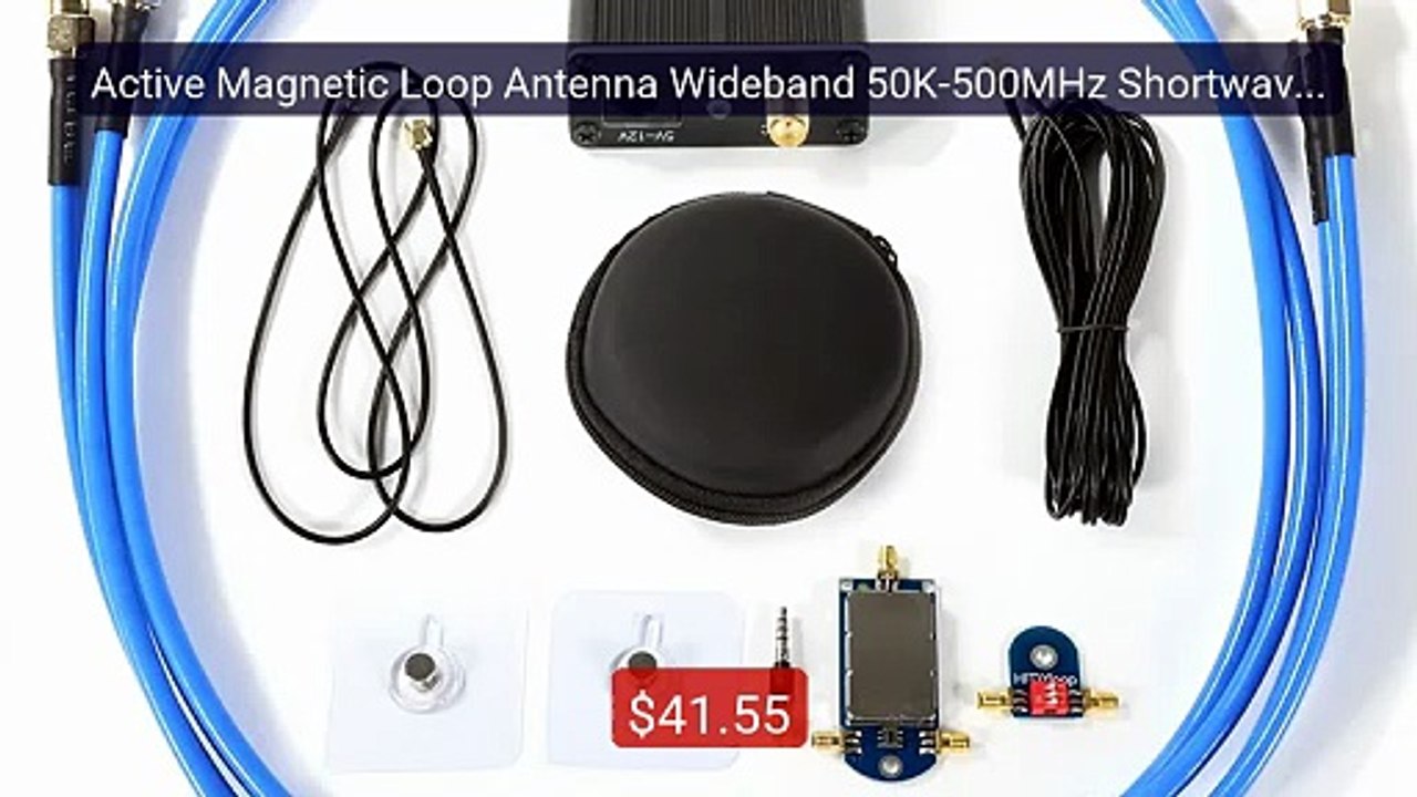 Active Magnetic Loop Antenna Wideband 50K-500MHz Shortwave Rad... -- Hot Deal 2026 | Limited Offer!