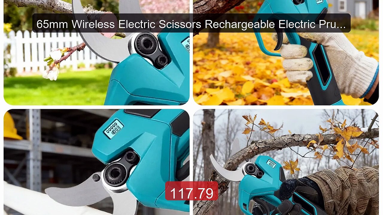 65mm Wireless Electric Scissors Rechargeable Electric Pruning Shea... -- Best Deal 2026 | Shop Now!