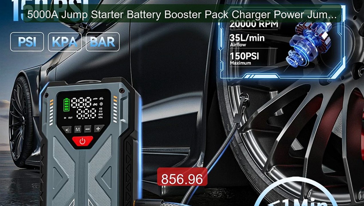5000A Jump Starter Battery Booster Pack Charger Power Jump Sta... -- Hot Deal 2026 | Limited Offer!