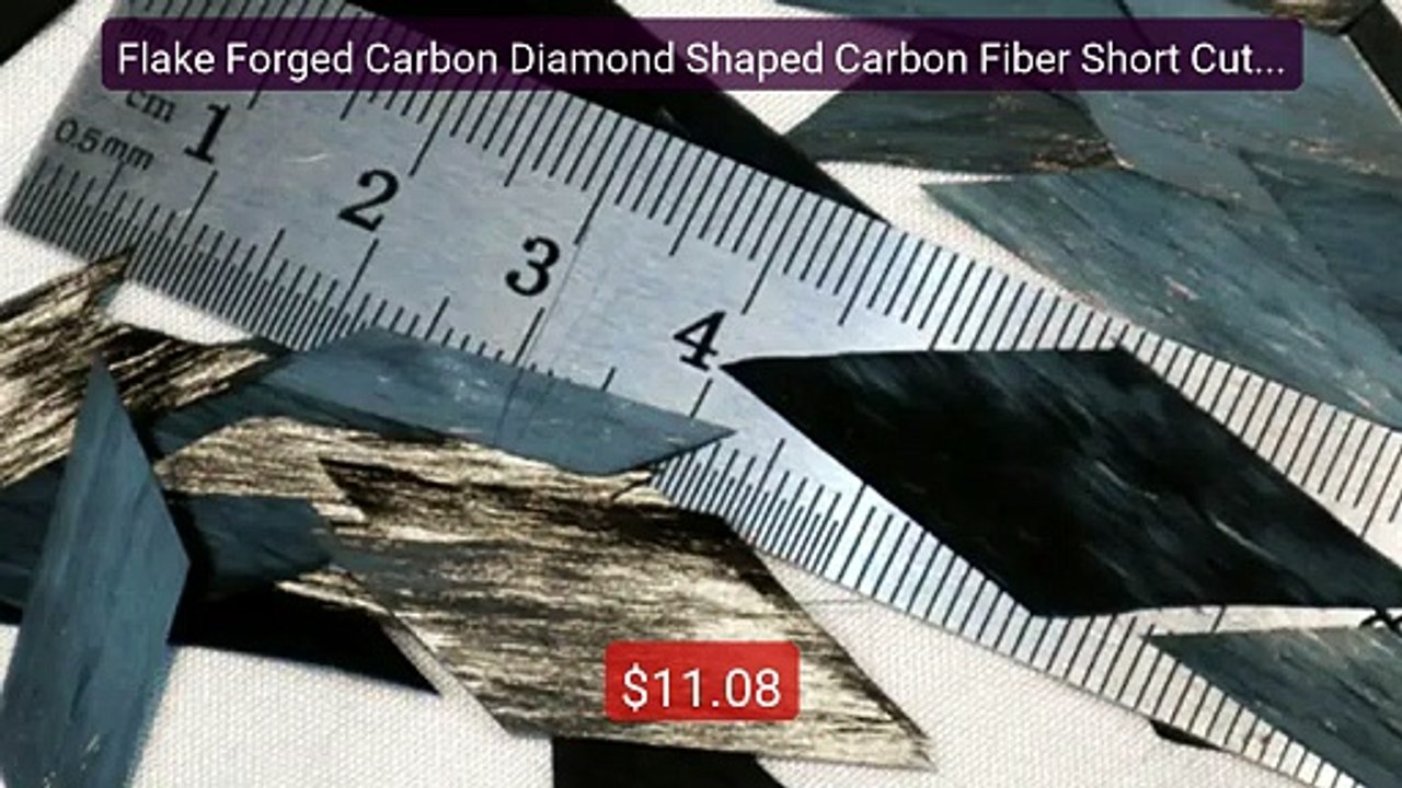 Flake Forged Carbon Diamond Shaped Carbon Fiber Short Cut 42mm... -- Best Buy 2026 | Great Quality!