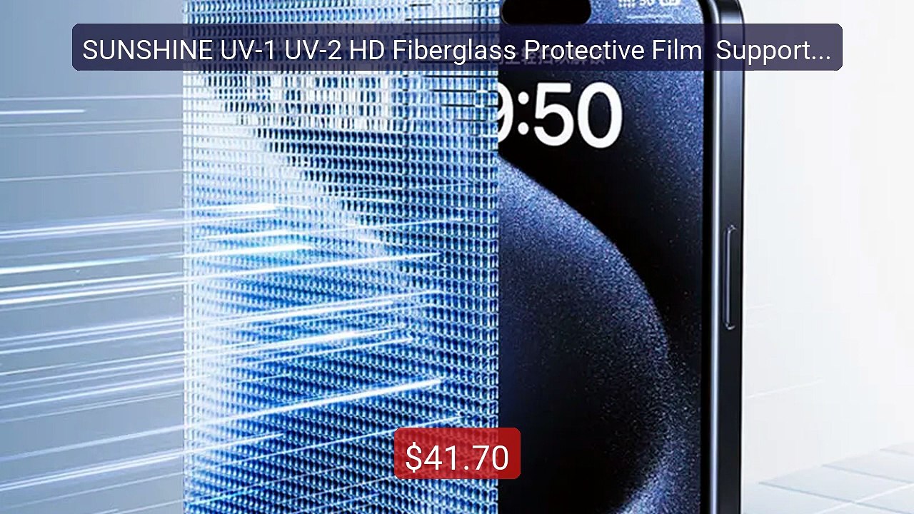 SUNSHINE UV-1 UV-2 HD Fiberglass Protective Film  Supports Scr... -- Hot Deal 2026 | Limited Offer!