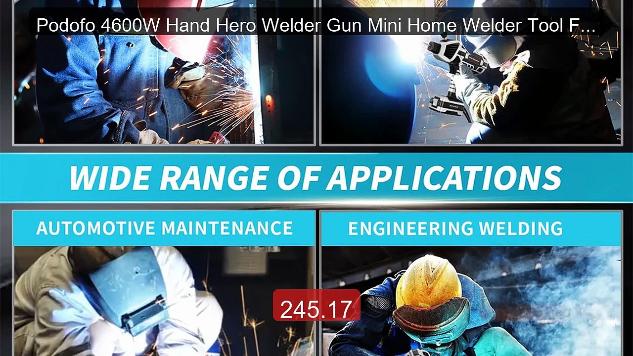 Podofo 4600W Hand Hero Welder Gun Mini Home Welder Tool For... -- Top Pick 2026 | Unbeatable Price!