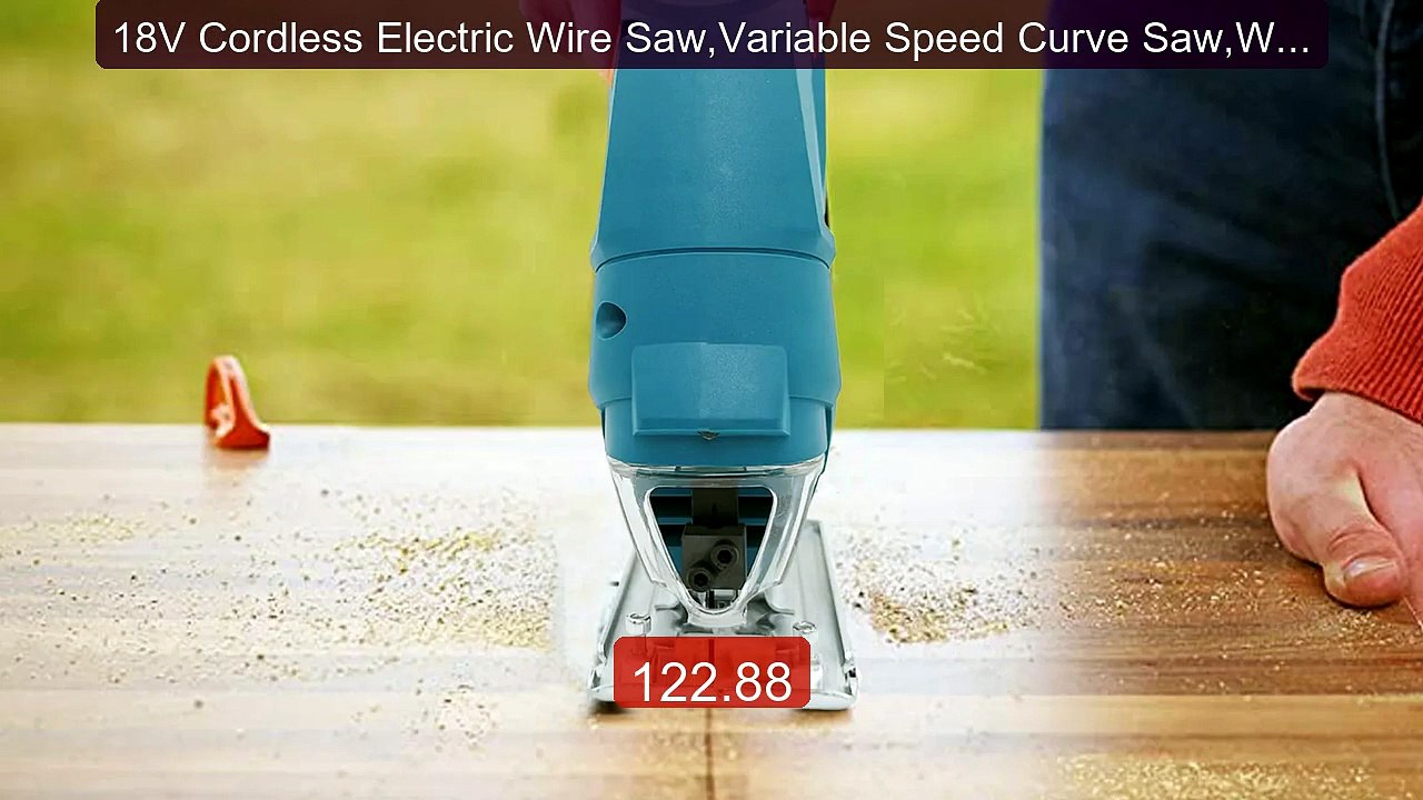 18V Cordless Electric Wire Saw,Variable Speed C...