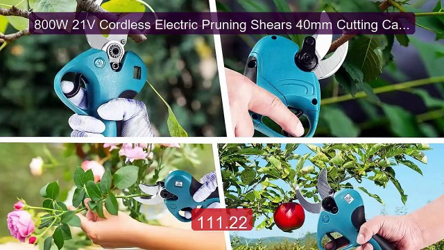 800W 21V Cordless Electric Pruning Shears 40mm Cutting Capacity He... Best Deal 2026 | Shop Now!