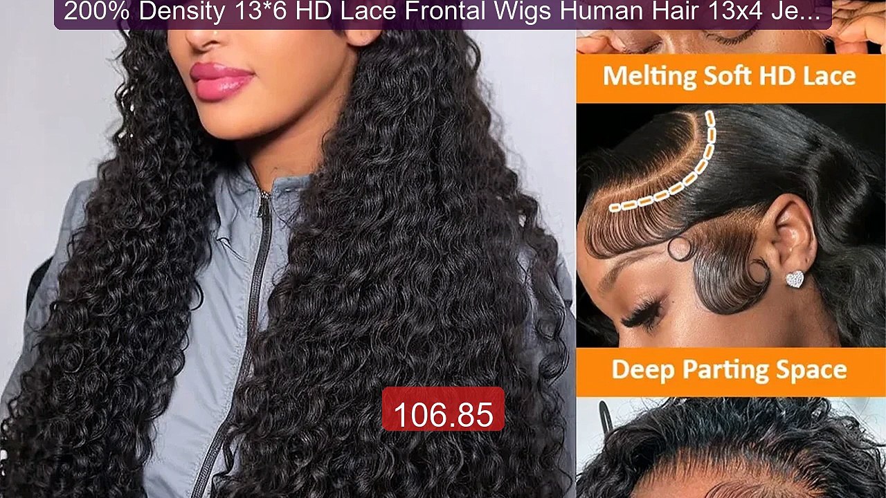 200% Density 13*6 HD Lace Frontal Wigs Human Hair 13x4 Jerry C... -- Best Buy 2026 | Great Quality!