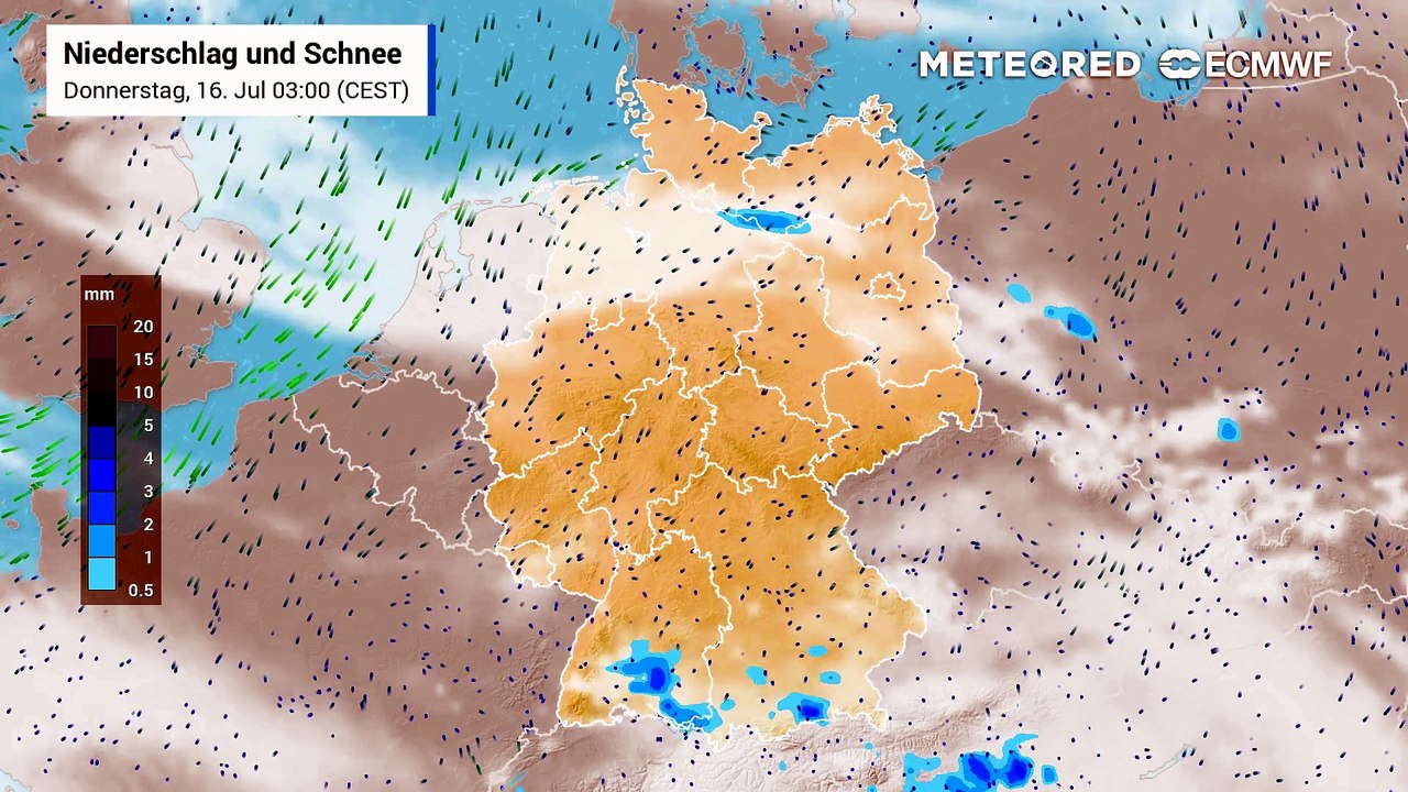 ACHTUNG: Schwere Gewitter und Unwetter über Deutschland!