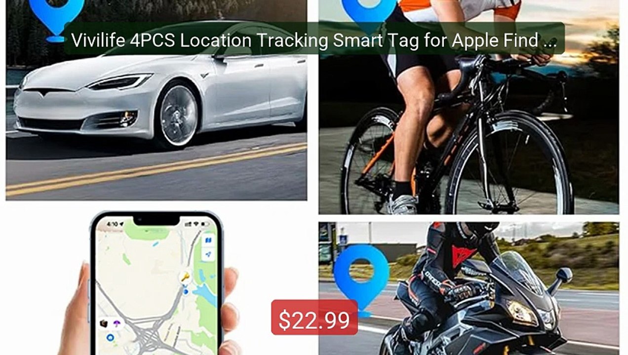 Vivilife 4PCS Location Tracking Smart Tag for Apple Find My... -- Top Pick 2026 | Unbeatable Price!