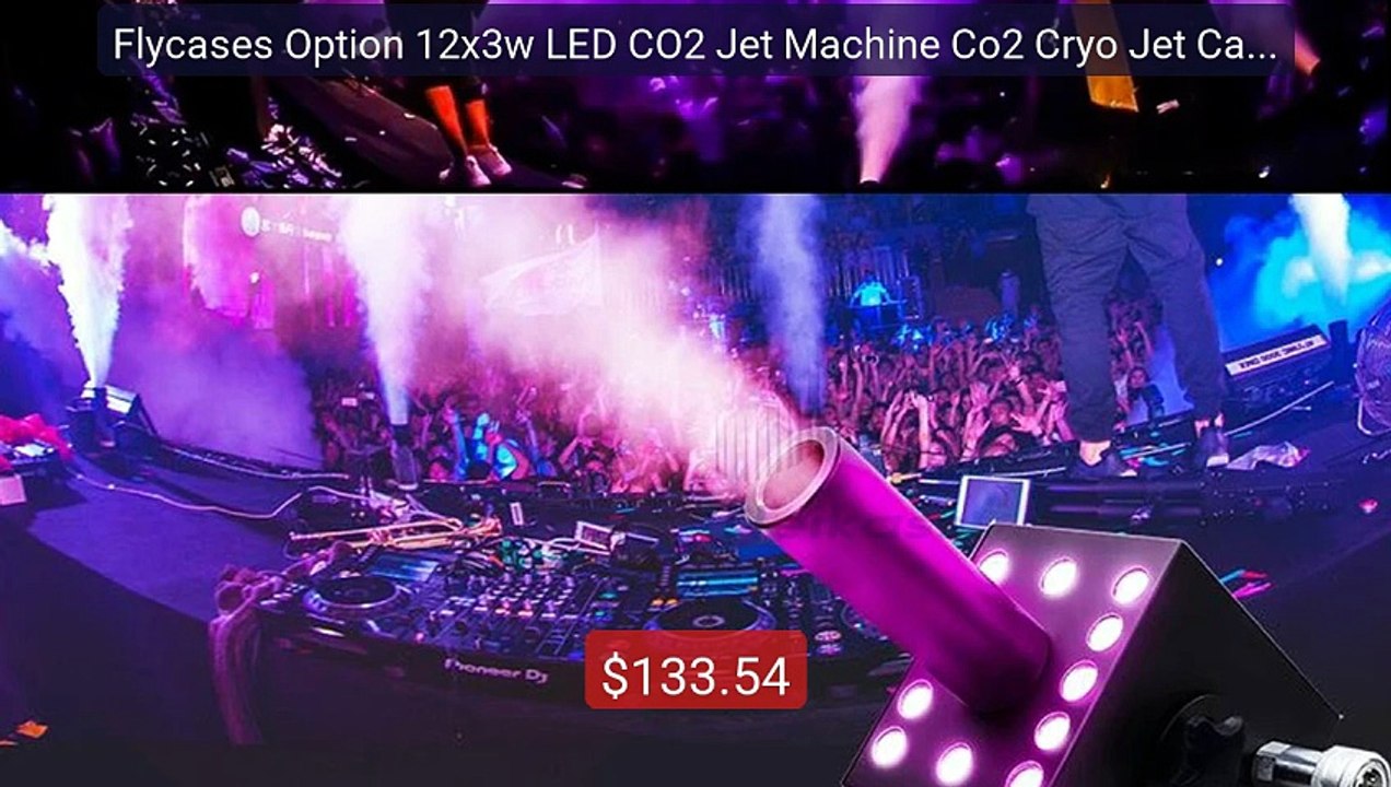 Flycases Option 12x3w LED CO2 Jet Machine Co2 Cryo Jet Canon Stage ... -- Top Rated 2026 | Buy Now!