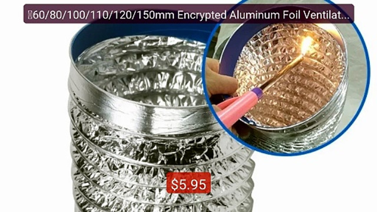 ∅60/80/100/110/120/150mm Encrypted Aluminum Foil Ventilation P... -- Best Buy 2026 | Great Quality!