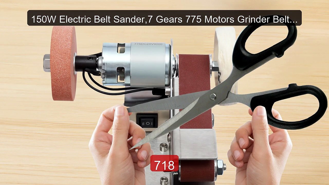 150W Electric Belt Sander,7 Gears 775 Motors Grinder Belt Mach... -- Hot Deal 2026 | Limited Offer!