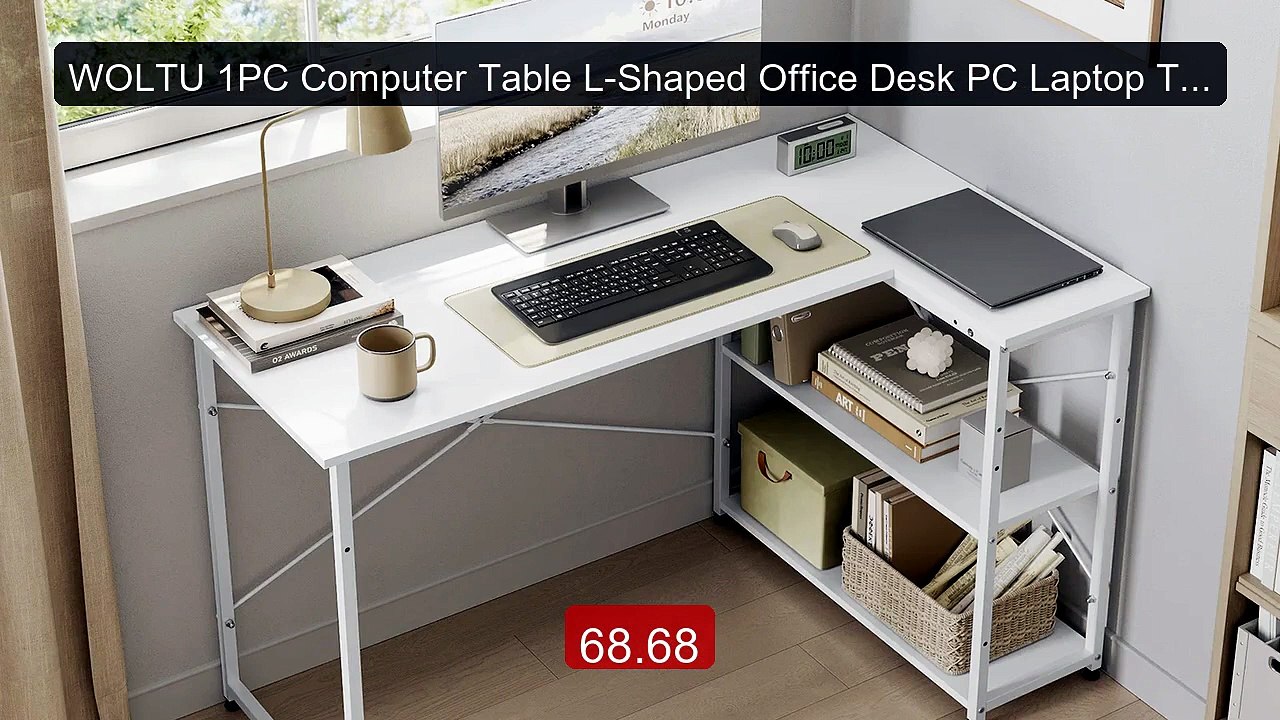 WOLTU 1PC Computer Table L-Shaped Office Desk PC Laptop Table Work... -- Best Deal 2026 | Shop Now!