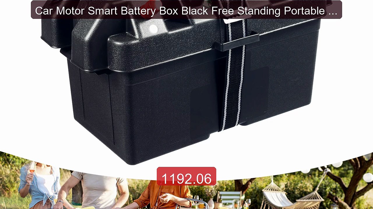 Car Motor Smart Battery Box Black Free Standing Portable Multi... -- Hot Deal 2026 | Limited Offer!