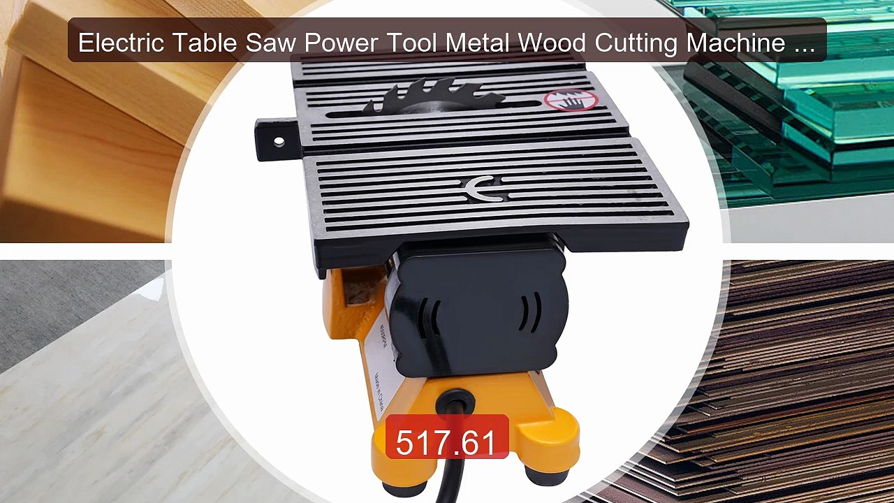Electric Table Saw Power Tool Metal Wood Cutting Machine Workb... -- Hot Deal 2026 | Limited Offer!