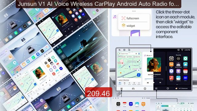 Junsun V1 AI Voice Wireless CarPlay Android Auto Radio for Passat ... Best Deal 2026 | Shop Now!