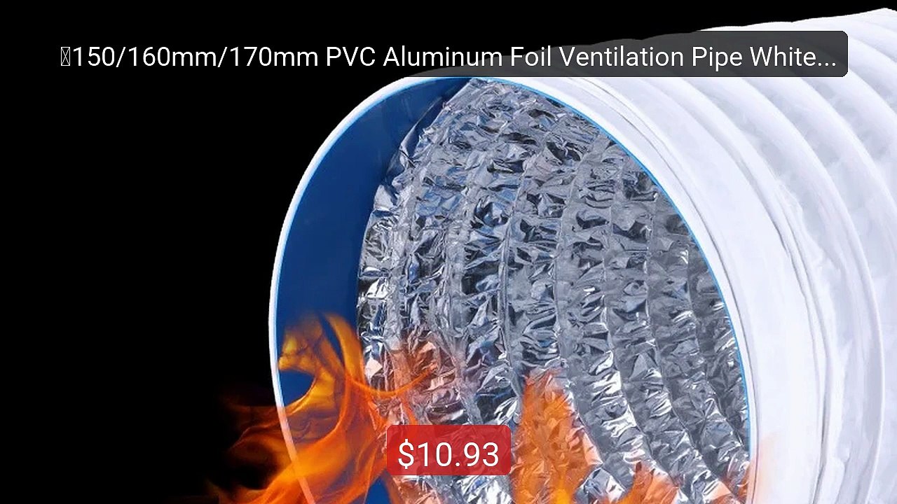 ∅150/160mm/170mm PVC Aluminum Foil Ventilation Pipe White C... -- Top Pick 2026 | Unbeatable Price!