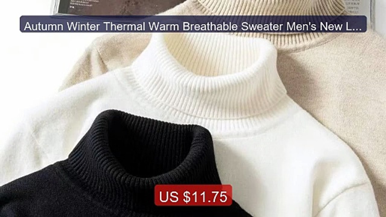 Autumn Winter Thermal Warm Breathable Sweater Men's New Long Sleev... -- Best Deal 2026 | Shop Now!