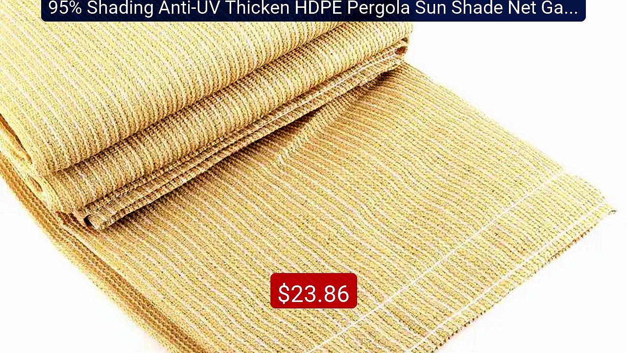 95% Shading Anti-UV Thicken HDPE Pergola Sun Shade Net Garden Yard ... -- Top Rated 2026 | Buy Now!