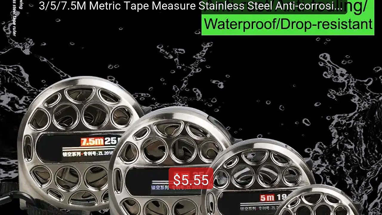3/5/7.5M Metric Tape Measure Stainless Steel Anti-corrosion Retract... -- Top Rated 2026 | Buy Now!