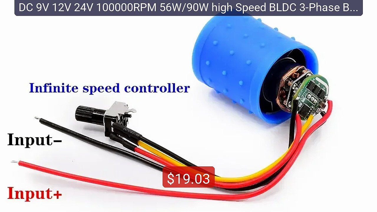DC 9V 12V 24V 100000RPM 56W/90W high Speed BLDC 3-Phase Bru... -- Top Pick 2026 | Unbeatable Price!