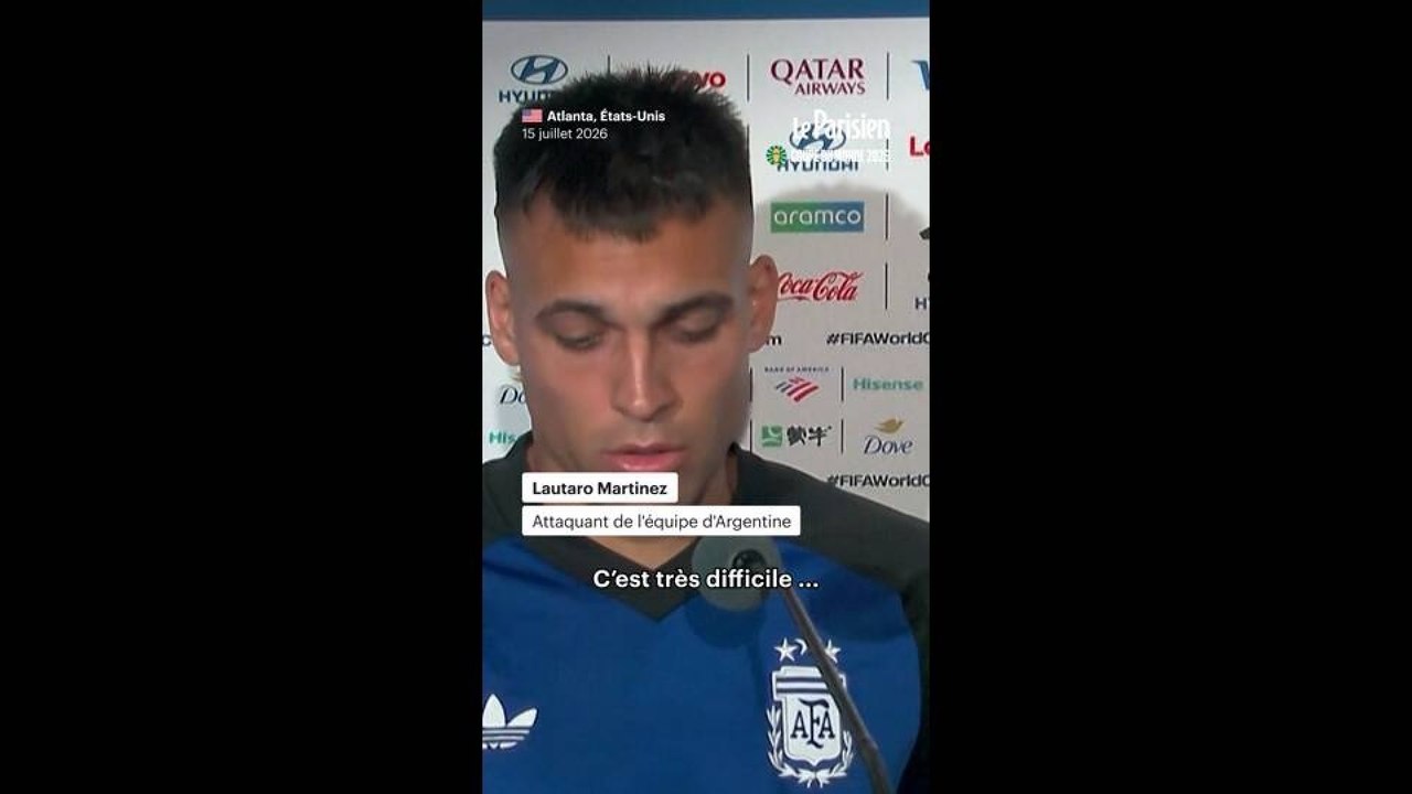 "C'est incroyable" : Lautaro Martinez après la victoire contre l'Angleterre