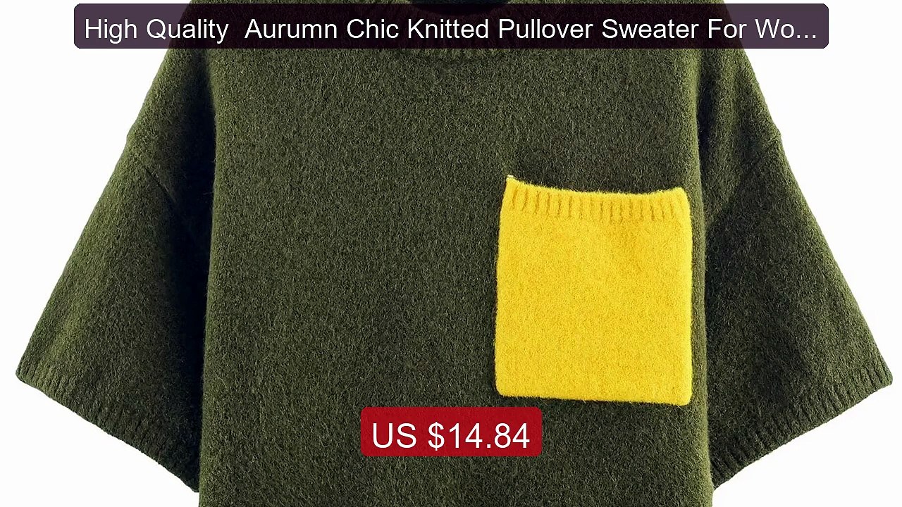 High Quality  Aurumn Chic Knitted Pullover Sweater For Women F... -- Best Buy 2026 | Great Quality!