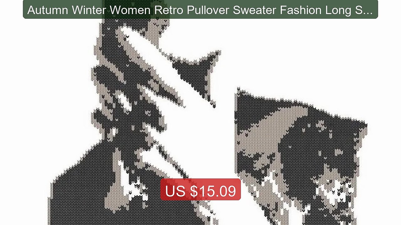 Autumn Winter Women Retro Pullover Sweater Fashion Long Sleeve Star... -- Top Rated 2026 | Buy Now!
