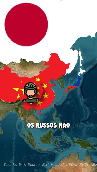 E se a Rússia e o Japão Trocassem de Lugar?