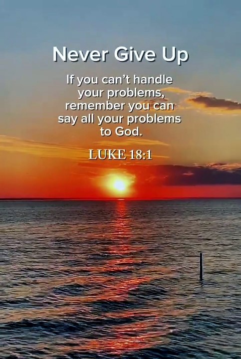 Powerful Good Morning Prayer | Never Give Up in Prayer | Luke 18:1 ❤️