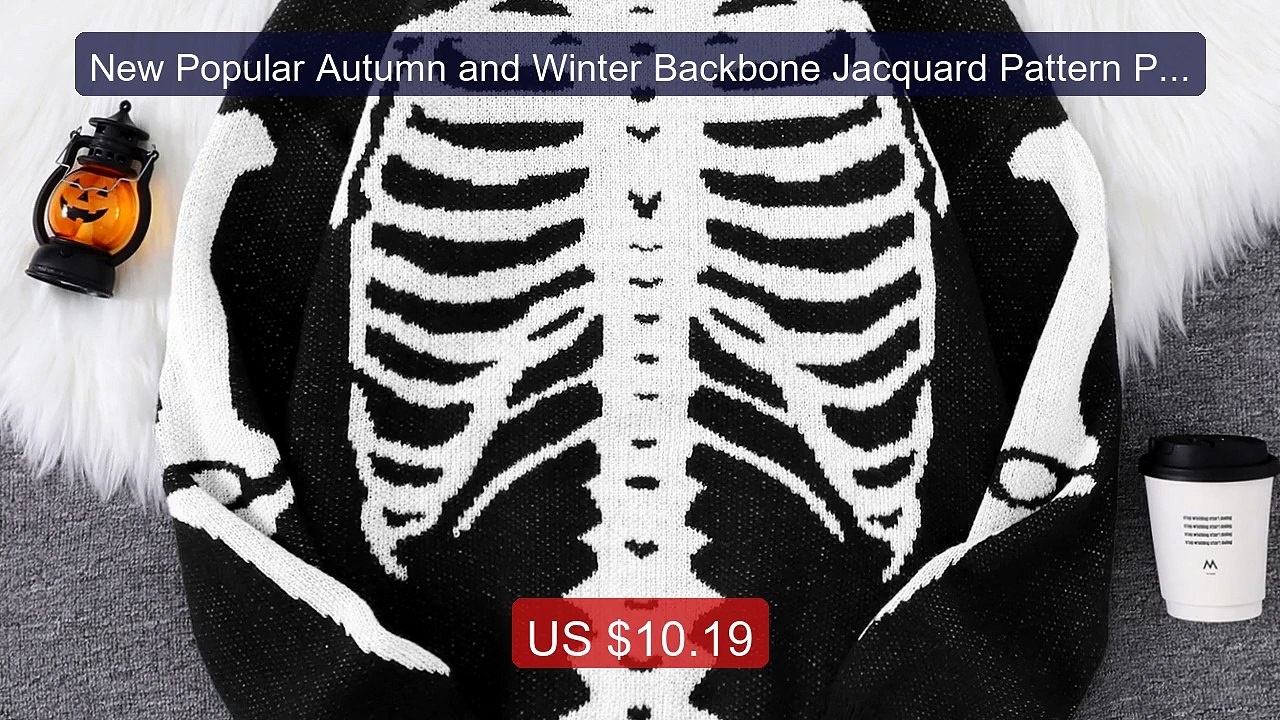 New Popular Autumn and Winter Backbone Jacquard Pattern Pullover S... -- Best Deal 2026 | Shop Now!