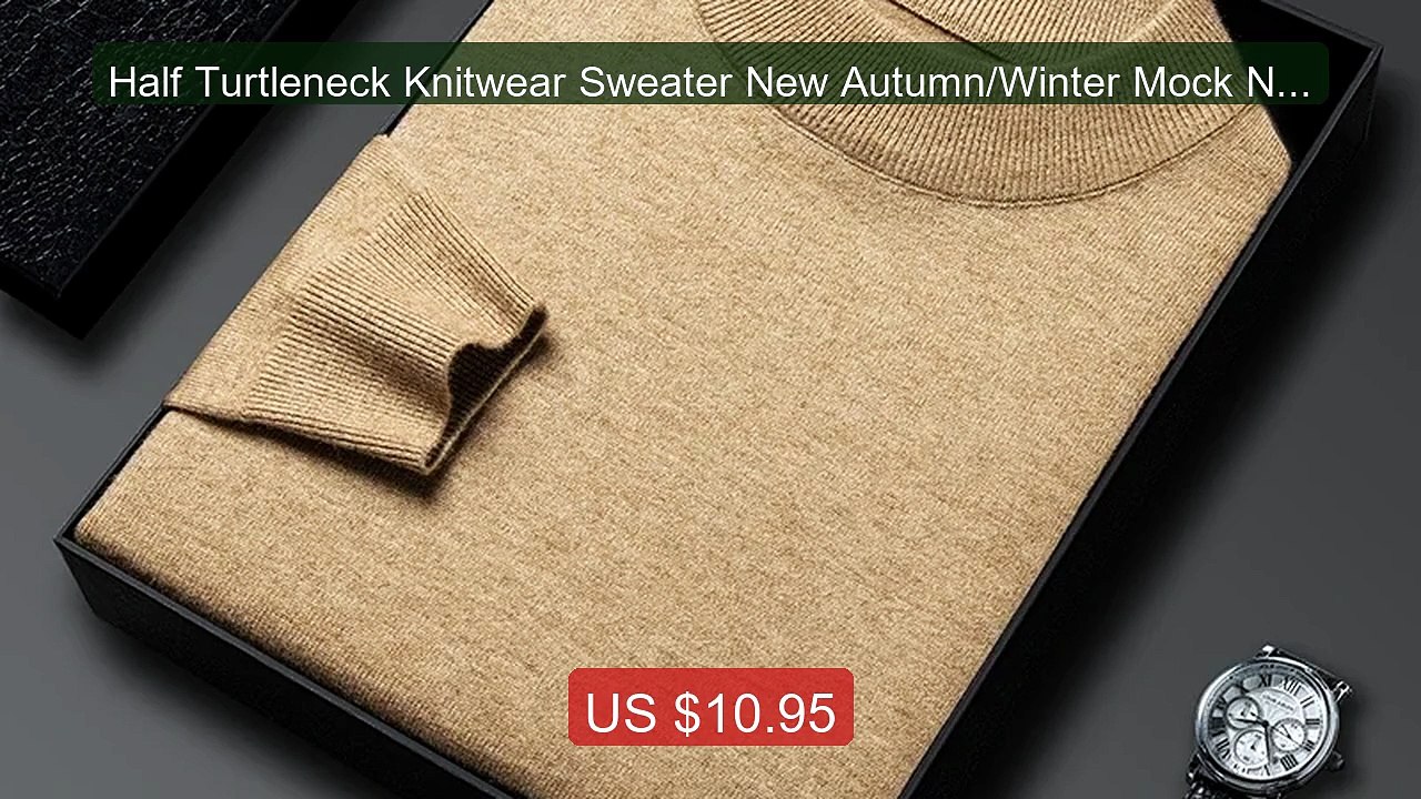 Half Turtleneck Knitwear Sweater New Autumn/Winter Mock Neck Sweats... -- Top Rated 2026 | Buy Now!