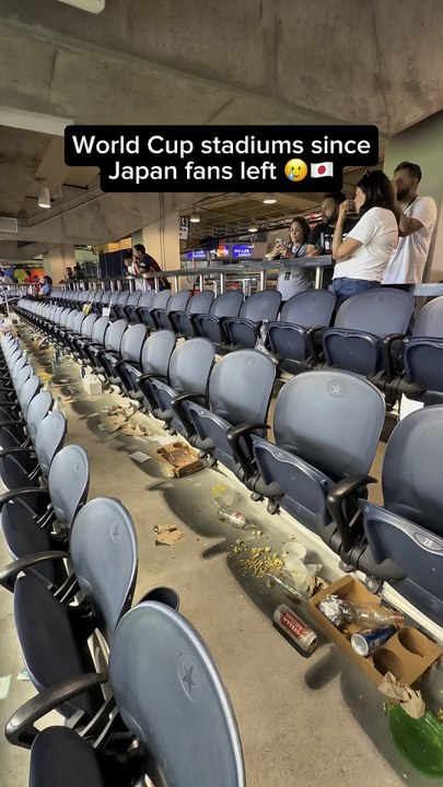 Les meilleurs supporters du monde ne sont plus là, et ça se voit dans les tribunes 🥲🇯🇵❤️